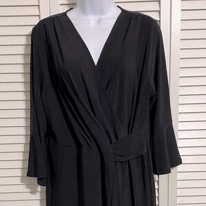 Gramergy 22 Black Women's faux Wrap Dress